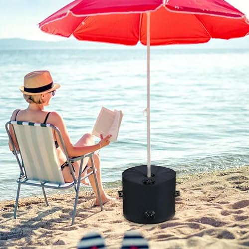 Base de parapluie pour sac de poids portable résolvant les chutes de parasol