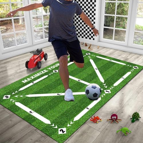 Image of Football Training Mat Child Shock Dribble Silent Starter Soccer Training Mat 40 cmx60 cm