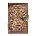 Produktbild DreamKeeper Tagebuch Leder Taschentagebuch, Kaida Handgefertigtes geprägtes Reise-Notizbuch mit keltischem Drachen Design und Bronzeschloss. A6