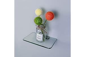 JMBL Glass Floating Shelves for Wall: Elevate Your Home Décor and Storage