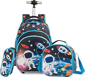 Htgroce 1162 Trolley-Schultaschen-Set 3-teilig