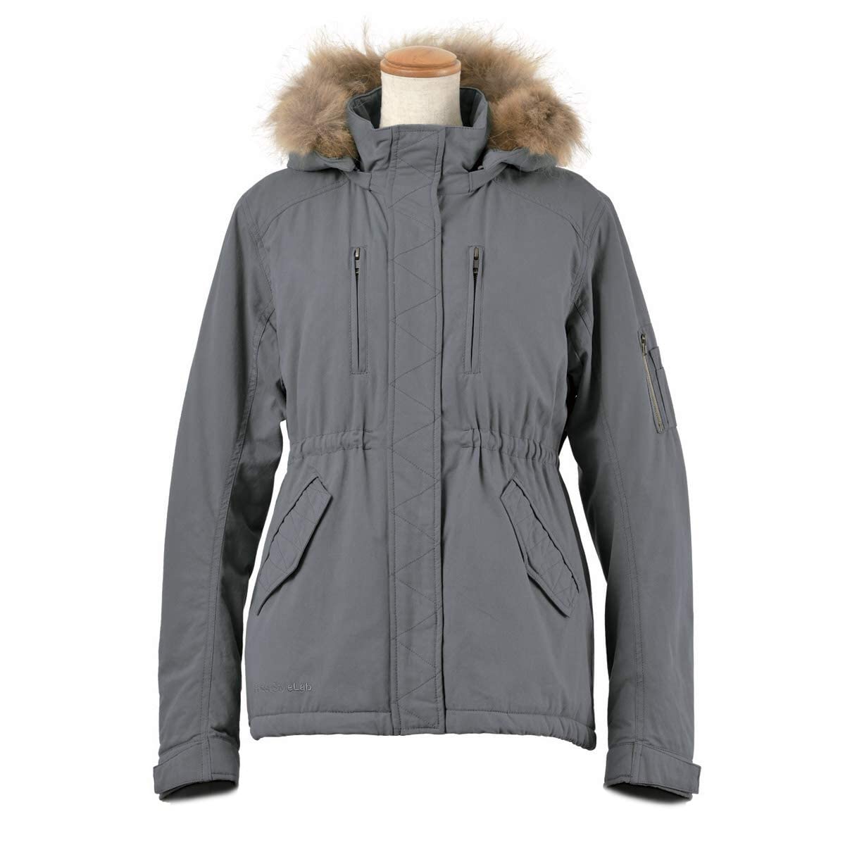 56％引】ロッソ ROJ-968 グレー（S）ウィンターショートモッズコート