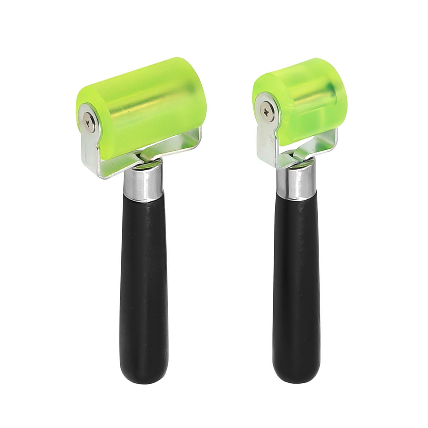 Lot de 2 rouleaux en silicone vert, rouleau silencieux, outil d'installation de tampon d'insonorisation de voiture, rouleau manuel, rouleau en silicone multifonctionnel, outil pratique