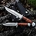 Swiss+Tech Fixed Blade Knife, 2-piece Bowie Knife with Sheath, Great for Outdoors, Tactical, Hunting and Survival Applications