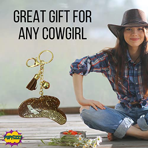 Popfizzy Rhinestone Keychains for Women and Girls, Bling Purse Charms, Birthday Gifts for Her, Backpack Accessory, Bag Charms - Image 3