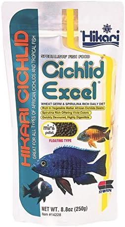 Hikari 8.8-Ounce Cichlid Excel Floating Pellets for Pets, Mini