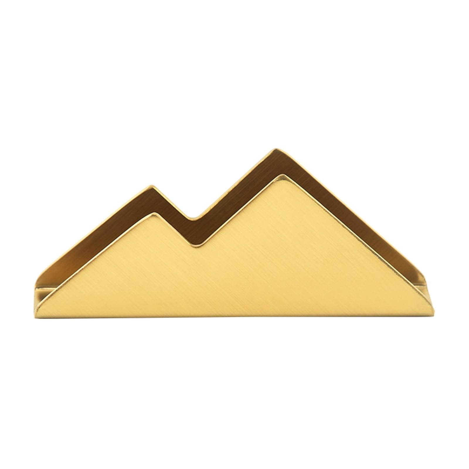 Wcxozerty Gold Business Card Holder Business Card Holder Creative Countertop For Office Home(Gold)