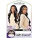 Sensationnel What Lace 13X6 Wigs - Estelle Lacefrontal Hand Tied Glueless Synthetic With Natural Density Preplucked Hairline (COLORBLOCK1B/27)