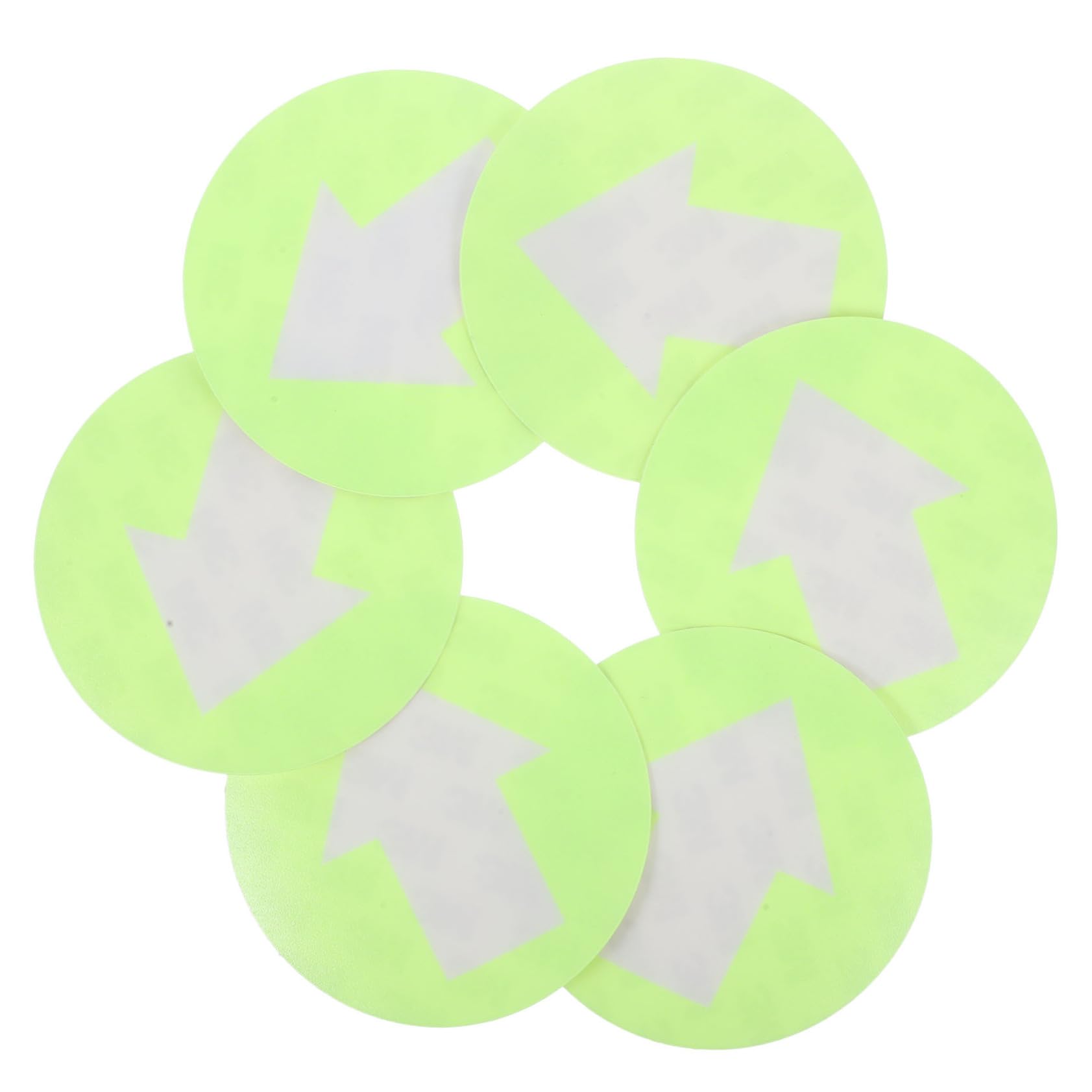 GALPADA Fluorescent Orange Trail Markers 6pcs Arrow Direction Signs for Hunting Hiking Trails