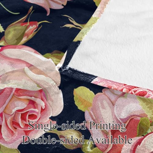 Couverture polaire rose douce pour lit et canapé de salon