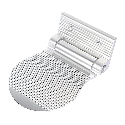 Holibanna 1 Pieza Pedales Estribo Del Hogar Pedal Para Lustrar Zapatos Interior Debajo Del Pie Del Escritorio Ergonómico Reposapies Pedicura Reposapiés De Ducha Aluminio Espacial Silver