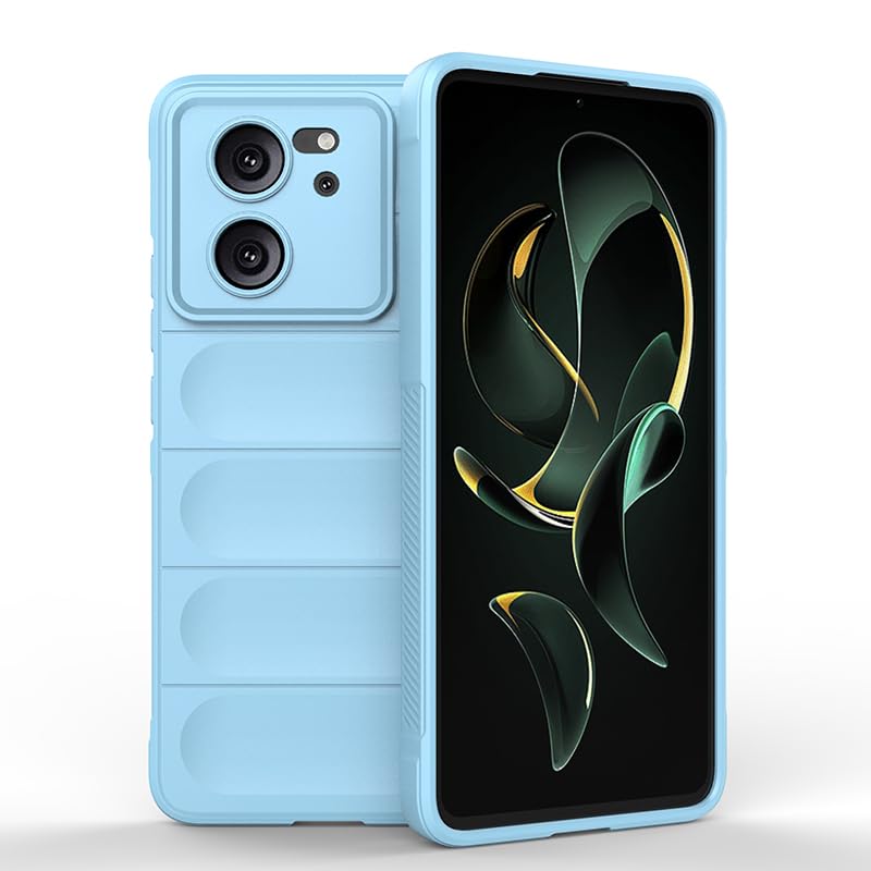 WOKEZ Xiaomi 13T/13T Pro Fodral - Mjukt TPU Skydd, Ljusblå