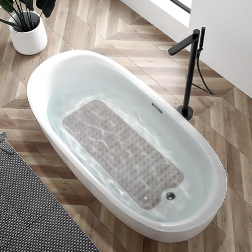 Tapis de douche extra-long antidérapant pour éviter les chutes dans le bain