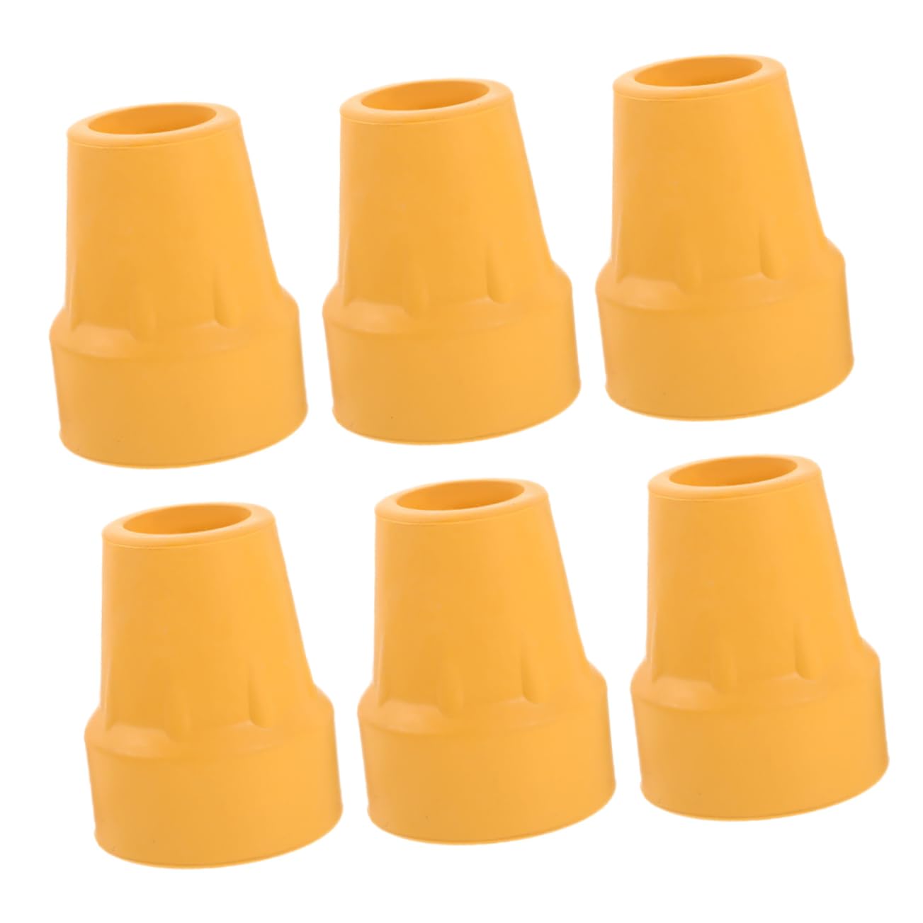 Ipetboom 6pcs Walking Stick Tips Climbing Cane Foot Covers Non-Slip Crutch Feet Tip for Long-Lasting Use