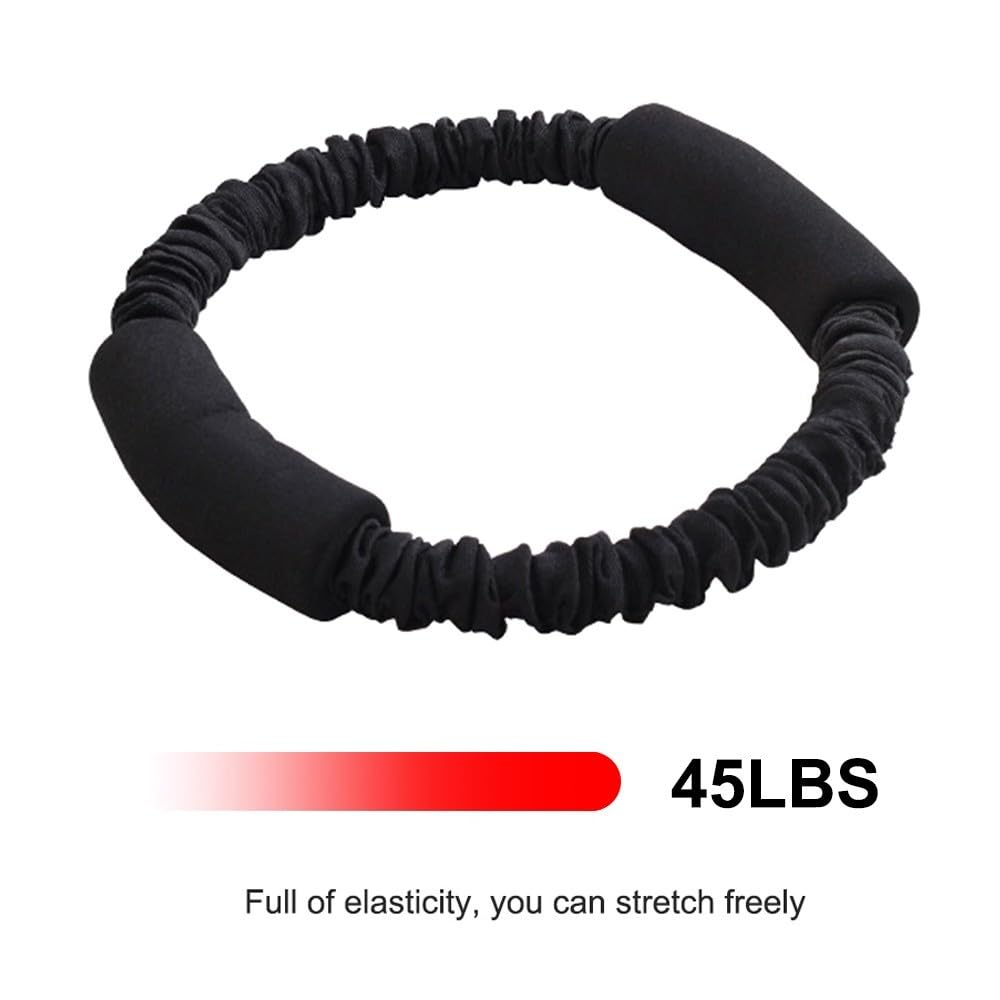 MiOYOOW Bogenschießen Exerciser Trainer Puller, 25/35/45 Pfund Arm Krafttraining Band, Elastisches Seil, Armstärke Trainer Puller Bogengriff Bow Trainer Exerciser für Die Jagd, Schießübungen
