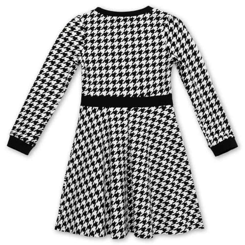 Speechless Girls' Long Sleeve Fit and Flare Knit Dress2