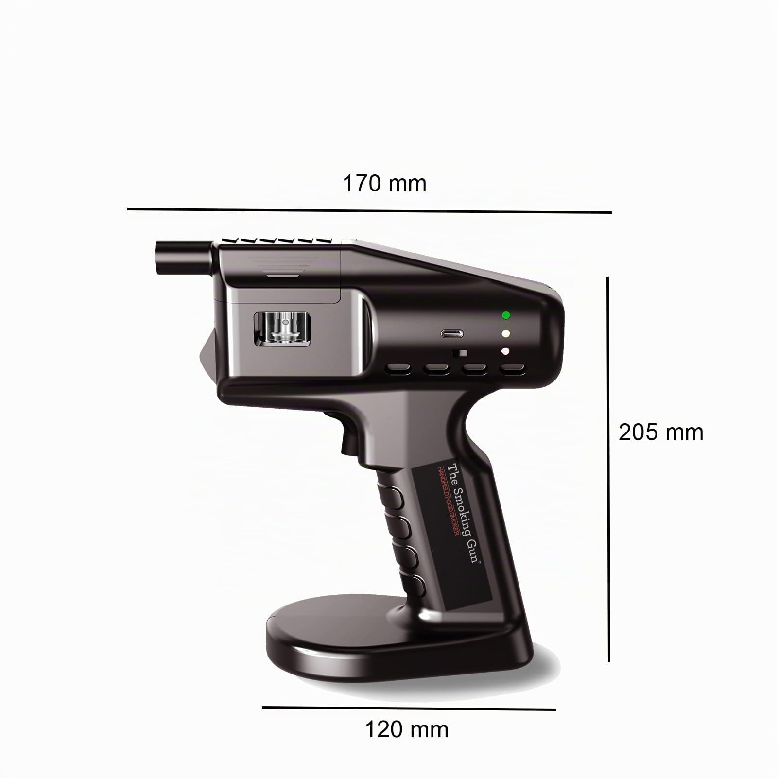 Herramienta generadora de Humo generador de Humo frío Cocktail Food Smoker para Alimentos Ahumados, Cócteles, Alimentación por USB Smoking Gun Infusor de Humo de cóctel