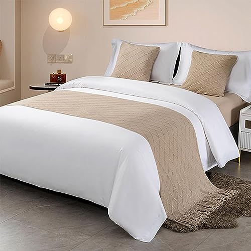 Bett Läufer Für Fuß Des Bettes Mit Quaste Home, Acrylfaser Bettwäsche Dekoration Bett Schal Bett Ende Handtuch Bett Werfen Tagesdecke Schutz Für Hotel Schlafzimmer ( Color : 7 , Size : 60*180CM(1.2m b