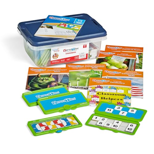 hand2mind VersaTiles Literacy Classroom Set for Grade 1, Literacy Practice Workbook for Students, Elementary Classroom Must Haves, First Grade Learning Activities, Teacher Must Haves