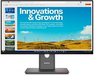Lenovo ThinkVision P24QD-40 23.8" QHD IPS Monitor - 120Hz, USB-C 140W, KVM