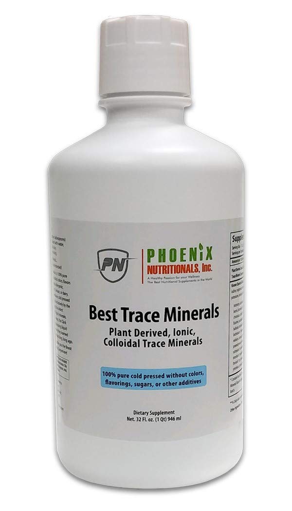 Best Trace Minerals, Plant Derived, Ionic, Colloidal Trace Minerals in Liquid Form for up to 96% Abs