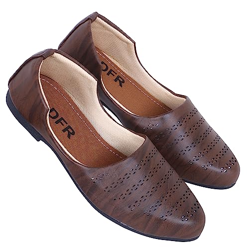 Image of DFR Men's Ethnic Juttis Mojaris & Casual Shoes Loafers