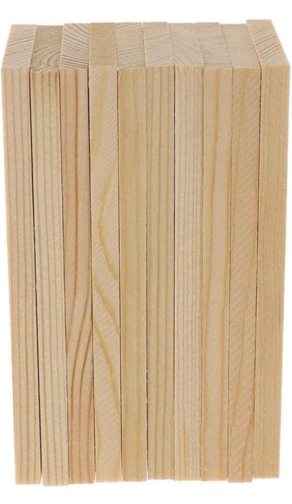 Natural Pine Wood Craft Blank, 100 x 40 x 6 mm