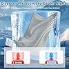 Cooling Pillow Cases King Size Set of 2, Ice Cool Silky Pillow Covers for Hot Sleepers & Night Sweats, Reduces Wrinkles & Frizz Softer Like Silk Pillow Cases, Silver Grey, Christmas Stocking Stuffers #1
