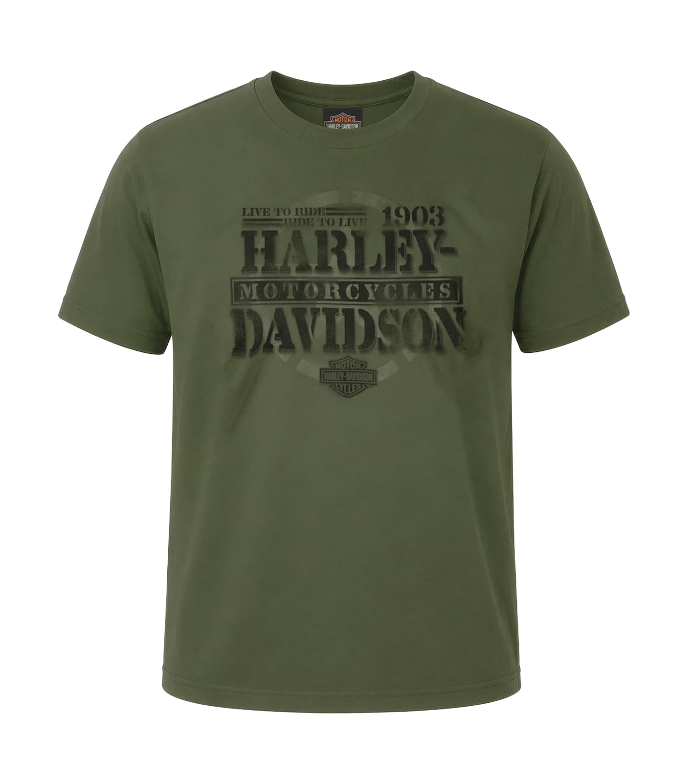 Harley-Davidson Militare, esclusivo Overseas Tour, Military Honor, Maglietta da uomo con licenza Harley