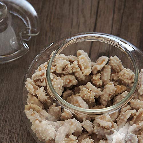 MINGEZE Zuccheriera 250 ML, trasparente, con coperchio trasparente e cucchiaio, per casa e cucina, ergonomico e dal design innovative - immagine 6