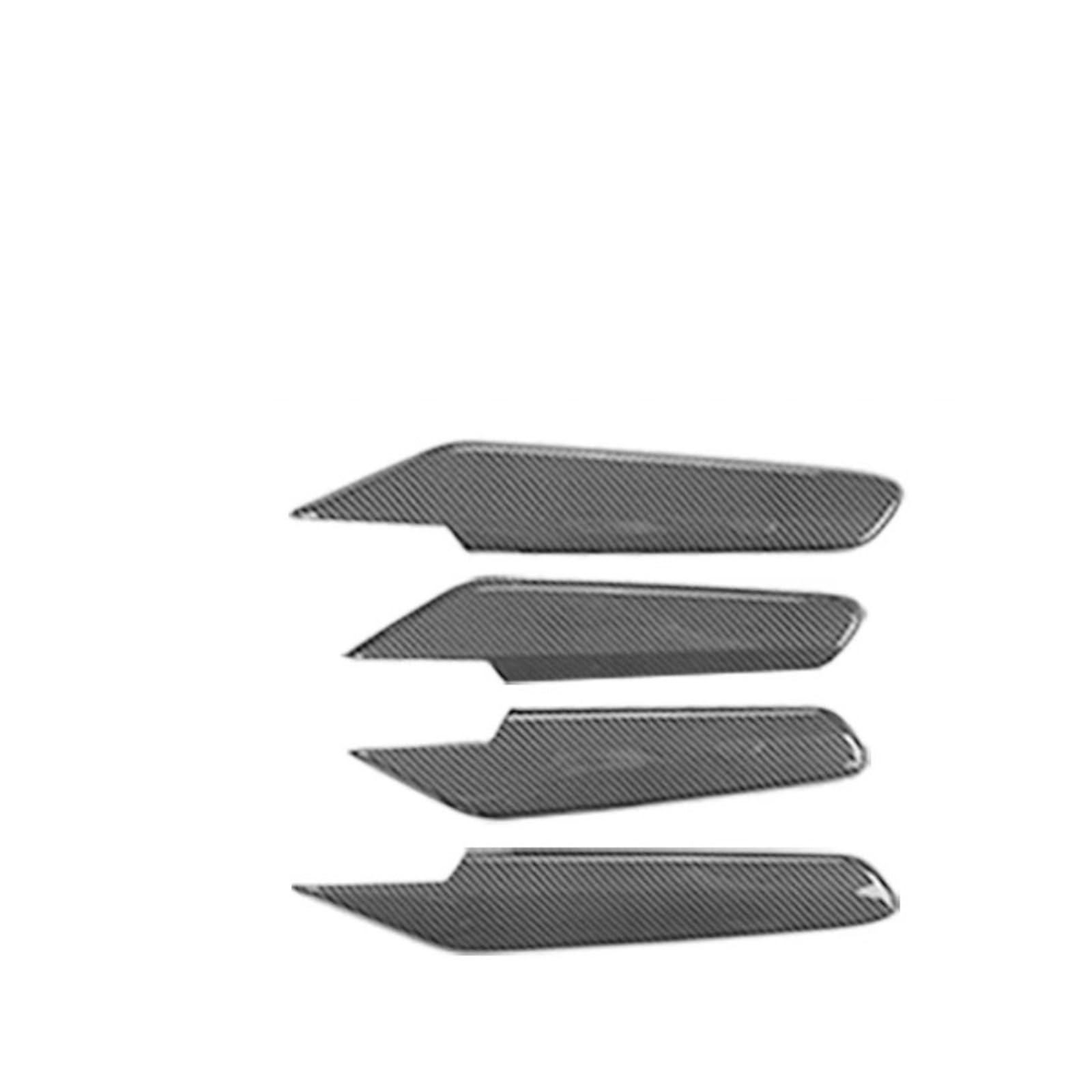 Car Interior Sticker for 11th Gen for Civic 2022-2025 Sedan for Hybrid for Si for Type-R Decorative Sticker On The Side of The Door Armrest Panel(Carbon Fiber Pattern)