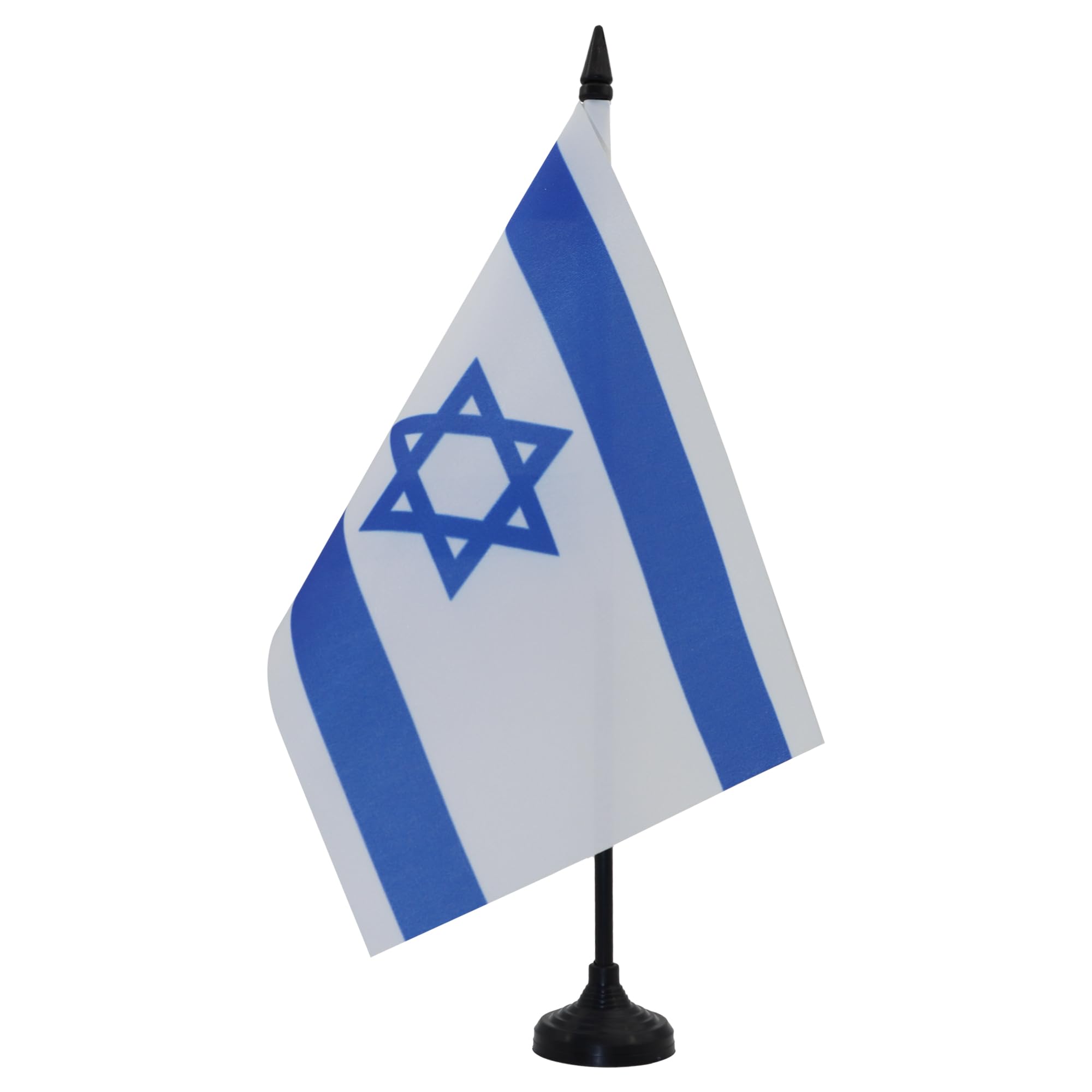AZ FLAG Israel Table Flag 6x8 in 100D Polyester Plastic Base