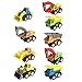 Produktbild Mini Spielzeugautos Kunststoff Pull-Back Fahrzeuge Lastwagen LKW Set für Kinder Jungen Mädchen ab 3 Jahren (2 in 1 set,14 stück)