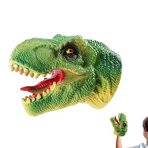 Fantoche de mão de dinossauro - Simulação Tiranossauro Rex Fantoche Ventriloquismo Brinquedo Com Den
