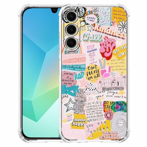 Coque complète Samsung Galaxy A16 antichoc et transparente à citations