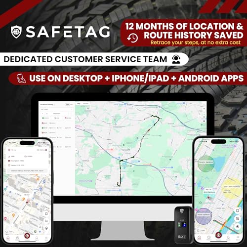 SafeTag Mini 4G - 4G LTE Rechargeable Mini GPS Tracker, Car, Van, Motorbike etc. 34-205 Countries, Real Time Tracking and Notifications, 7 Day Free Trial - Sim Included, 12 Month Warranty - Image 6