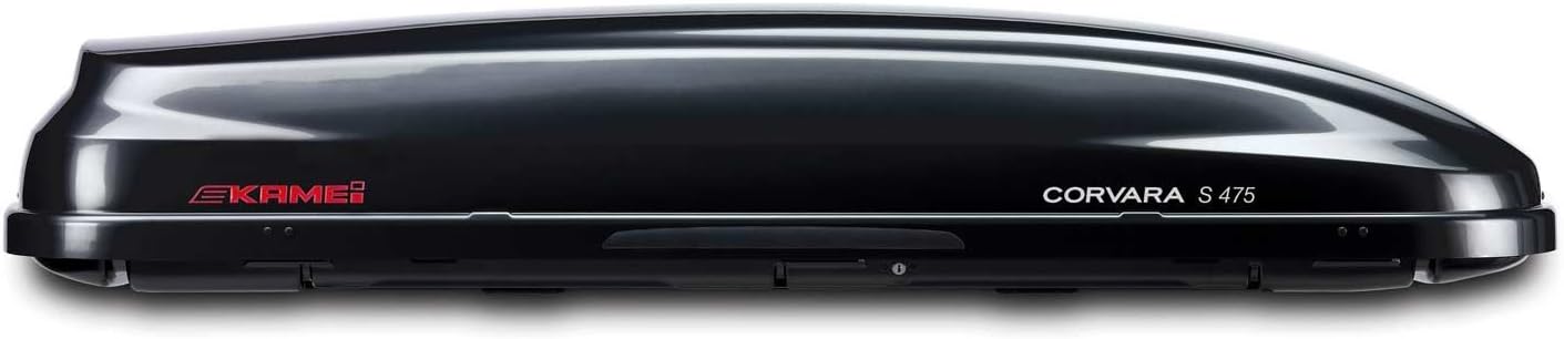 Roof Box Corvara S 475 and 475 ml Duo Black
