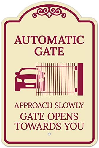 Amazon.com: Automatic Gate Approach Slowly Gate Opens Towards You Décor ...