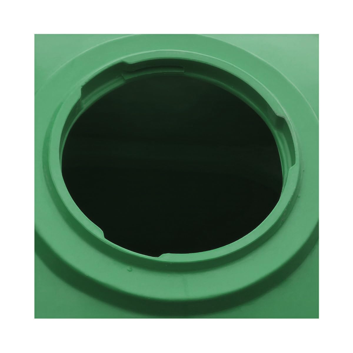 Varile Depósito de agua potable vertical de 1000 l, rectangular, verde, sin bisfenol A, rosca de latón integrada de 3/4", apto para alimentos