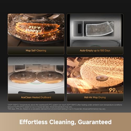 Robot Vacuum with Self-Emptying Station