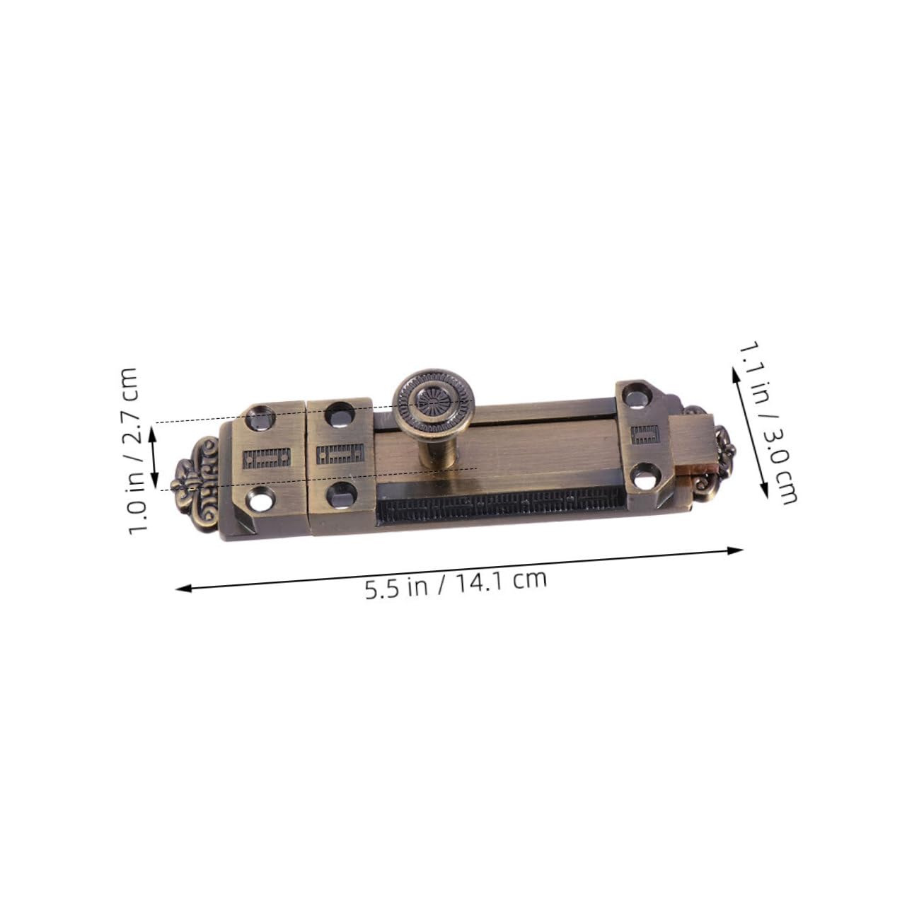 SHINEOFI 5 Pezzi Serratura Scorrevole Bullone Sicurezza per Porte e Finestre Facile Installazione e Resistente Perfetta per Bagni e Camere da Letto