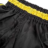 Venum Bangkok Inferno Kids Muay Thai Shorts - Black/Yellow - 12 Years