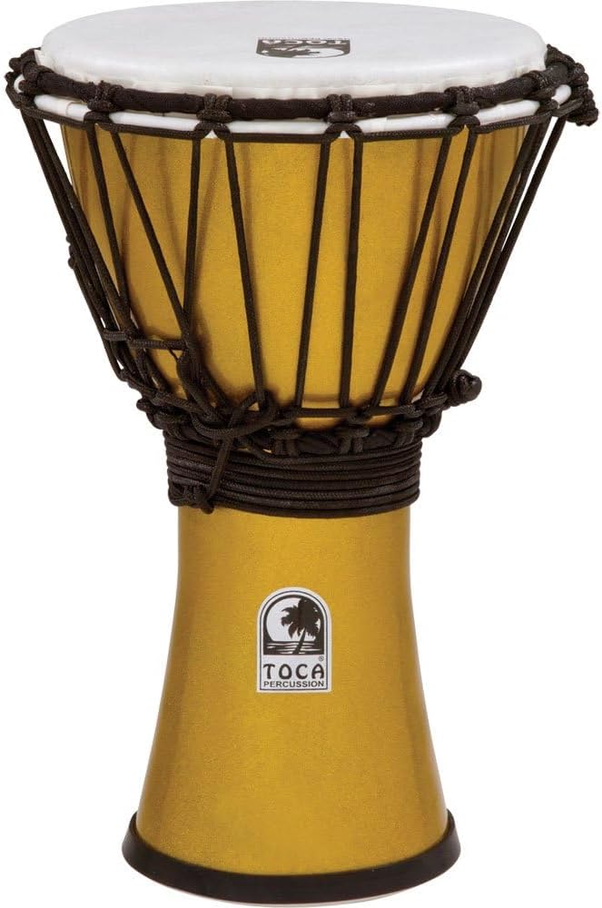 Toca TFCDJ-7MR Freestyle Colorsound 7-Inch Djembe - Metallic Red