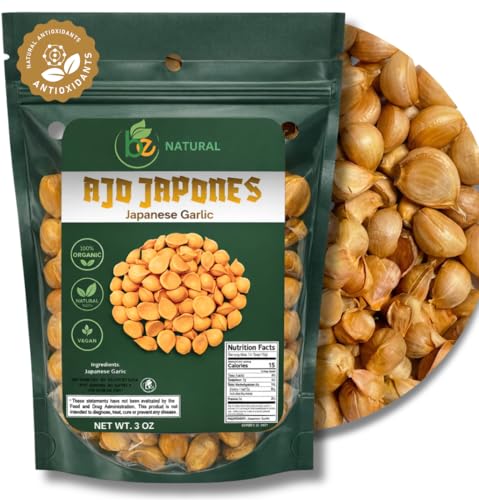 Ajo Japones 100% Natural 3 oz/85 gr, Vegano, Ajo...