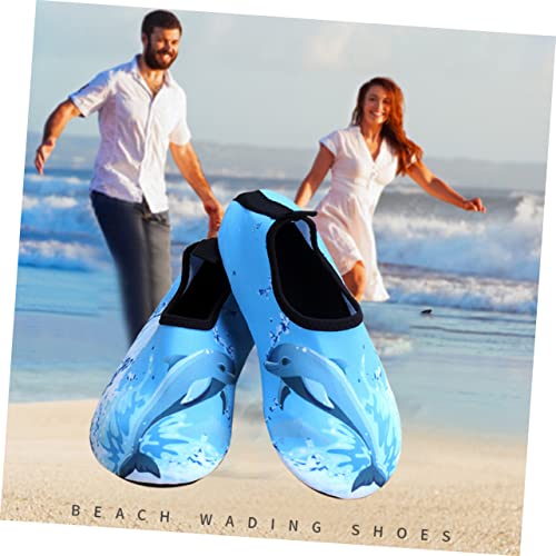 GALPADA 1 Pair Kids Water Shoes Socks Barefoot Shoes Beach Pool Shoes Athletic Socks Sandals Swimming Shoes4