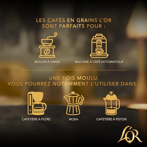 Café En Grains Brésil Intensité 5 Délicat 'or Le Paquet De - vue 6