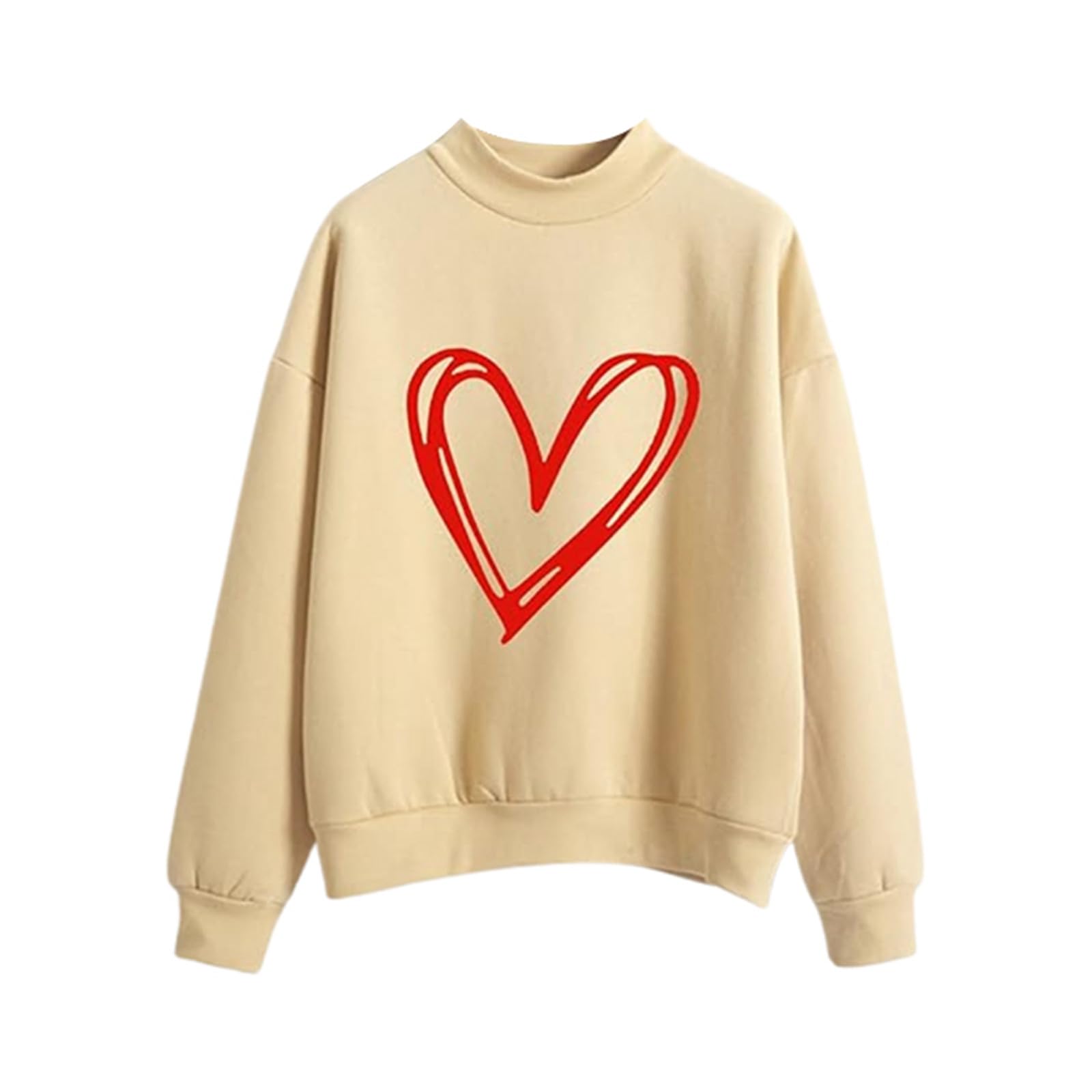 Sweat-shirt imprimé cœur idéal pour un week-end cocooning - 3