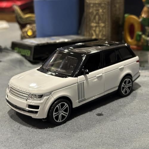 Image of DARVICE 1:32 Range Rover Toy Car Diecast Metal Toy Car for Kids Model with Openable Door Light Sound Pullback