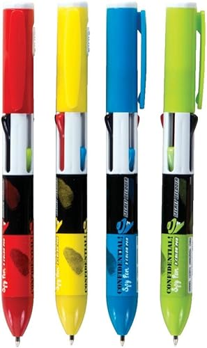 Raymond Geddes - Bolígrafo de tinta invisible (3 colores, 12 unidades)