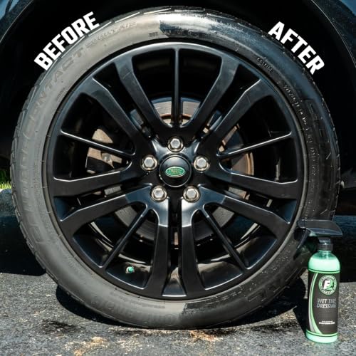 Image of ExoForma Wet Tire Dressing Spray (16oz + Applicator Kit)